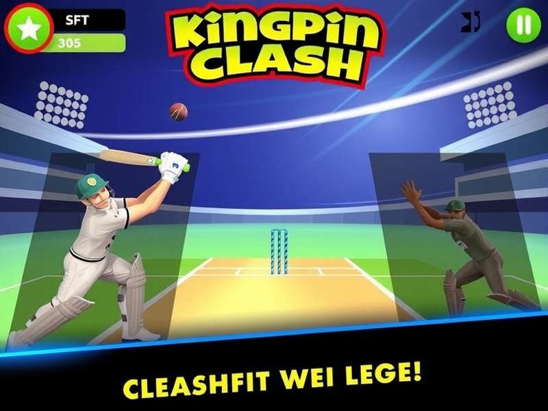 Kingpin Cricket Clash Gameplay Screenshot